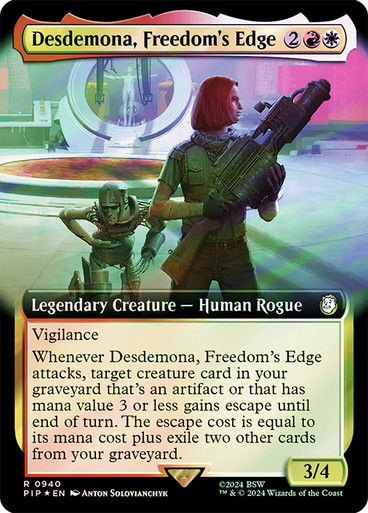 Desdemona, Freedom's Edge (pip) (940) / Extended Surge Foil