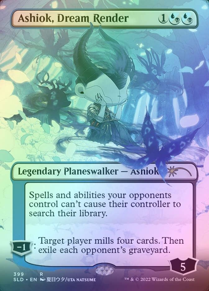 Ashiok, Dream Render (SLD) (399) / Borderless / Foil