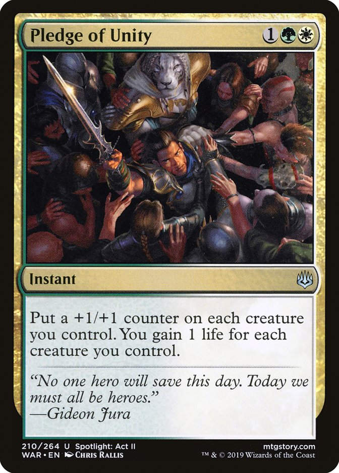 Pledge of Unity (WAR) (210)