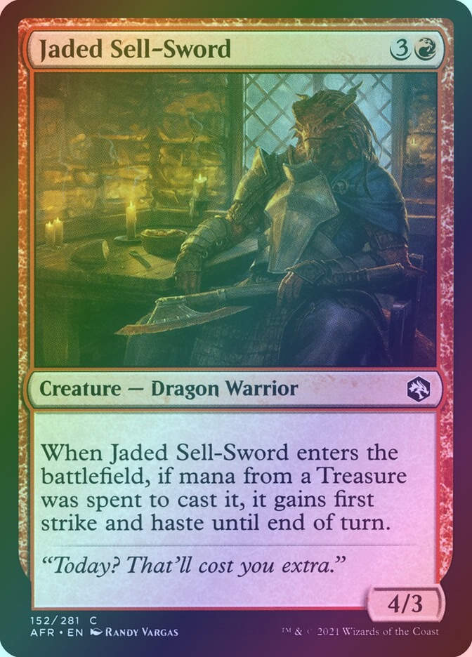 Jaded Sell-Sword (AFR) (152) / Foil