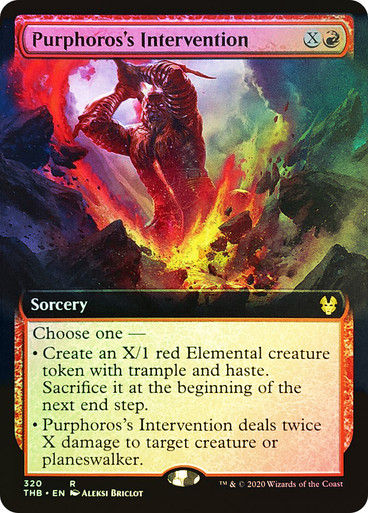 Purphoros's Intervention (THB) (320) / Extended Art / Foil