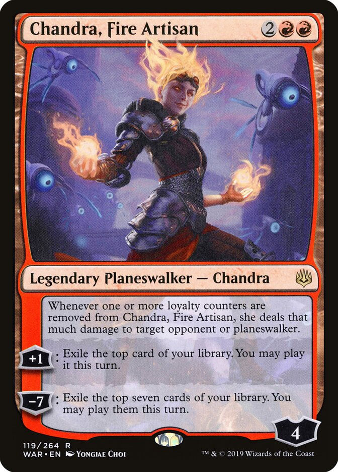 Chandra, Fire Artisan (WAR) (119)