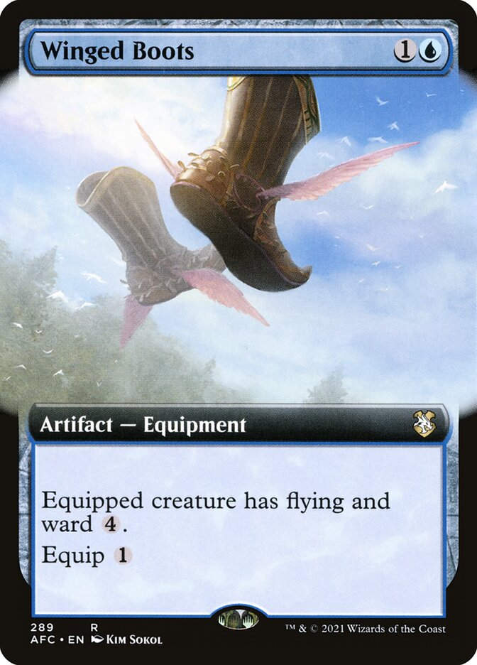 Winged Boots (AFC) (289) / Extended Art