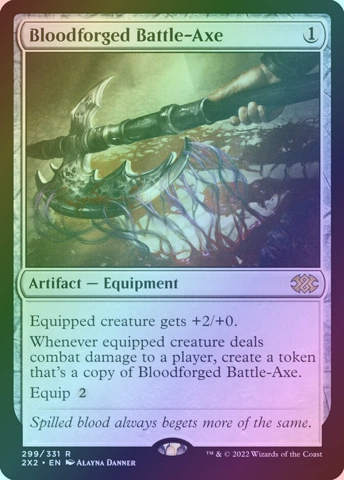 Bloodforged Battle-Axe (2X2) (299) / Foil