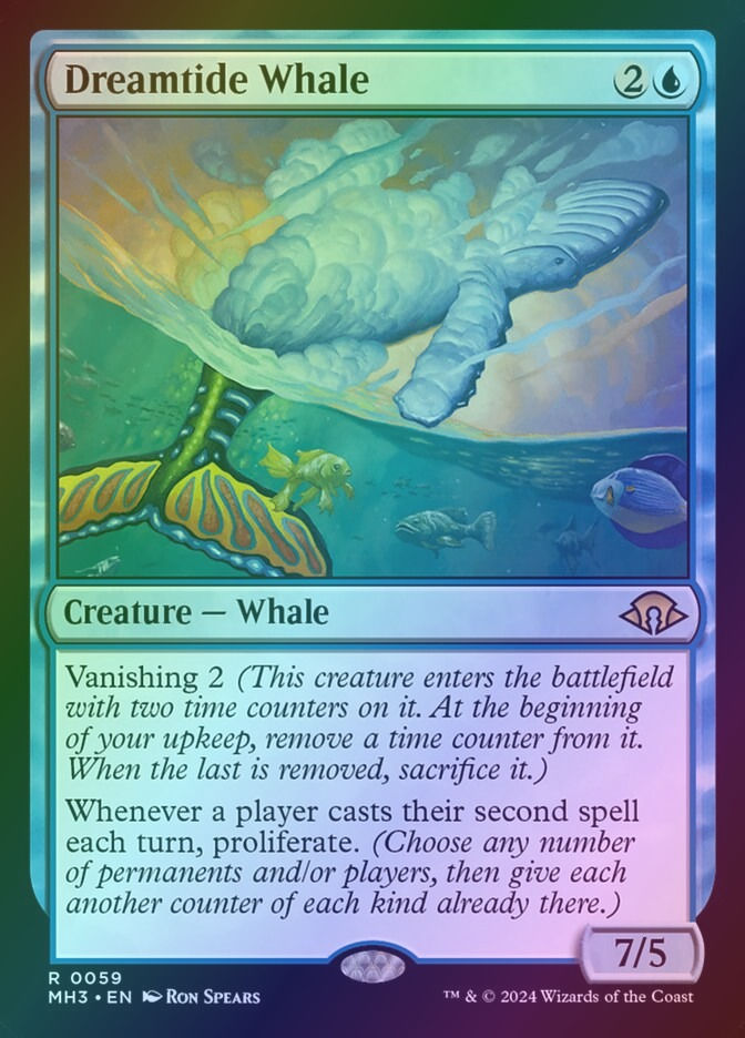 Dreamtide Whale (MH3) (59) / Foil