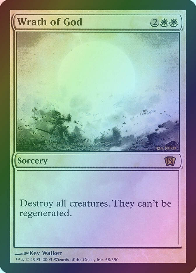 Wrath of God (8ED) (58★) / Foil