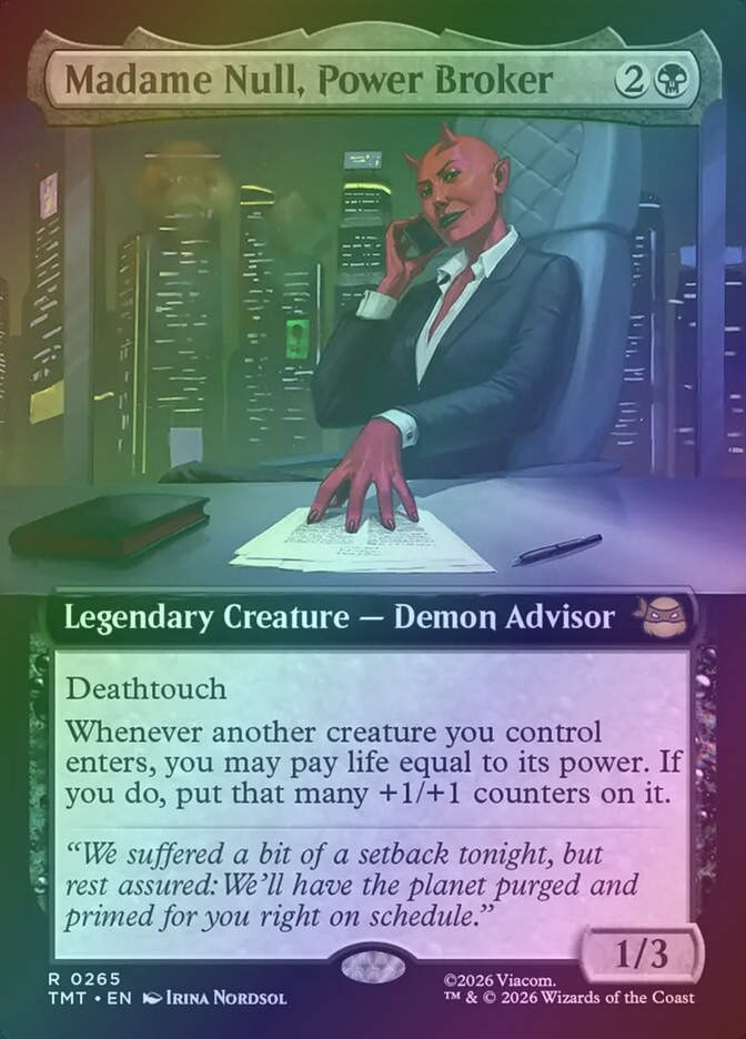 Madame Null, Power Broker (TMT) (265) / Extended Art / Foil