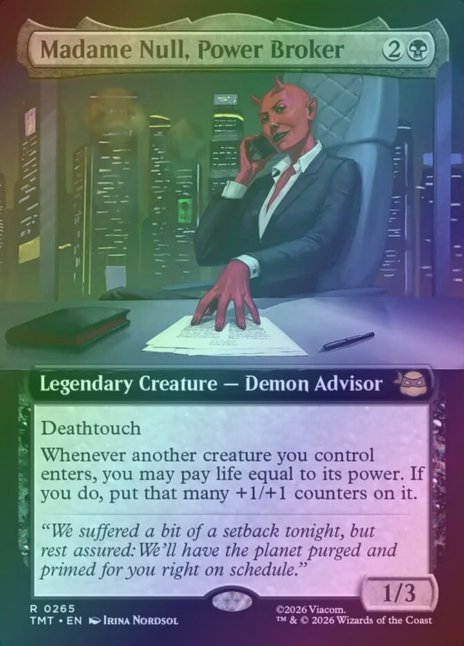 Madame Null, Power Broker (TMT) (265) / Extended Art / Foil
