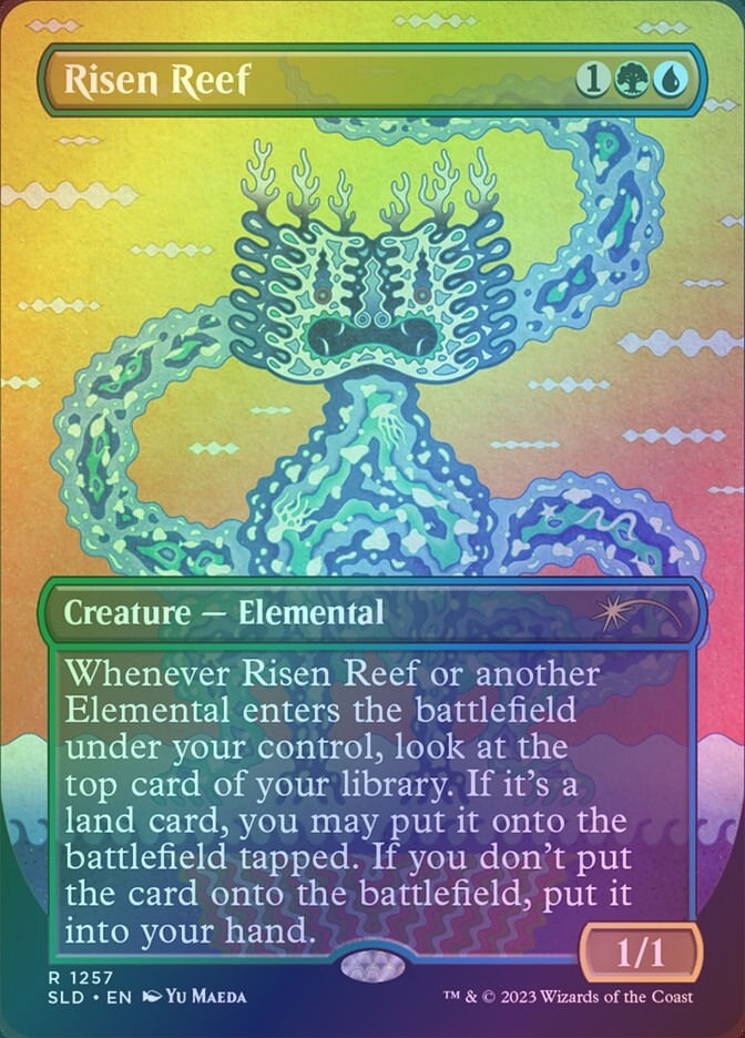 Risen Reef (SLD) (1257) / Borderless / Foil