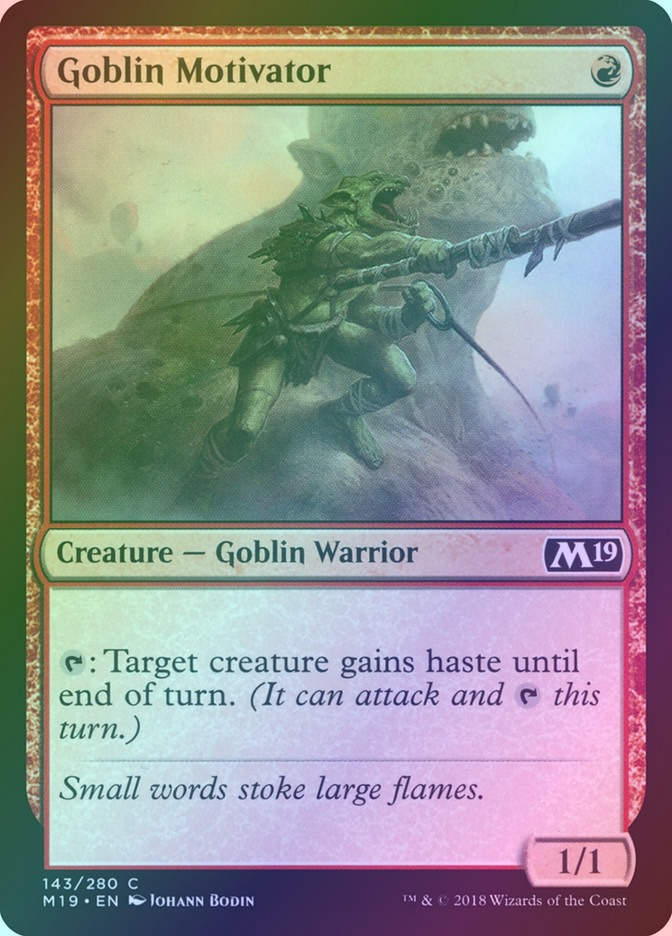 Goblin Motivator (M19) (143) / Foil