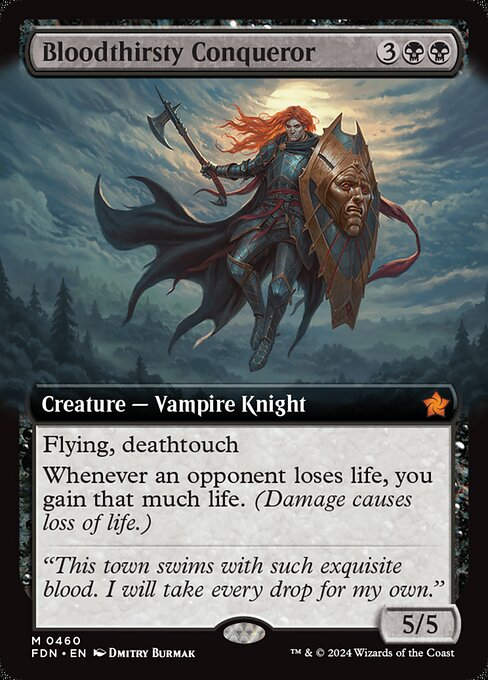 Bloodthirsty Conqueror (FDN) (460) / Extended Art