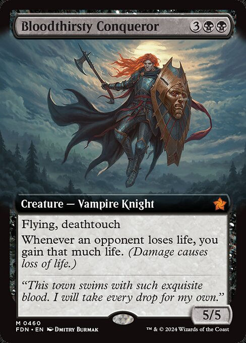 Bloodthirsty Conqueror (FDN) (460) / Extended Art