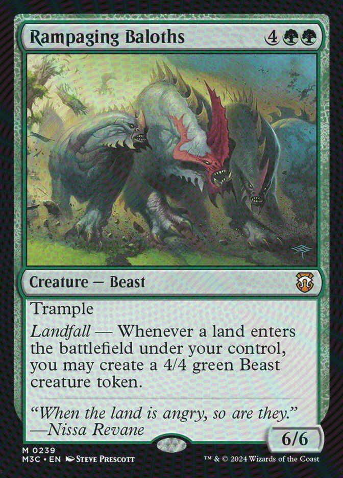 Rampaging Baloths (M3C) (239) / Ripple Foil
