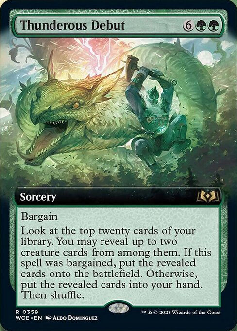 Thunderous Debut (woe) / Extended Art