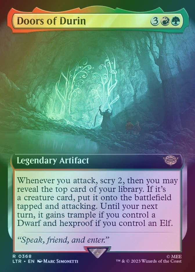 Doors of Durin (LTR) (368) / Extended Art / Foil