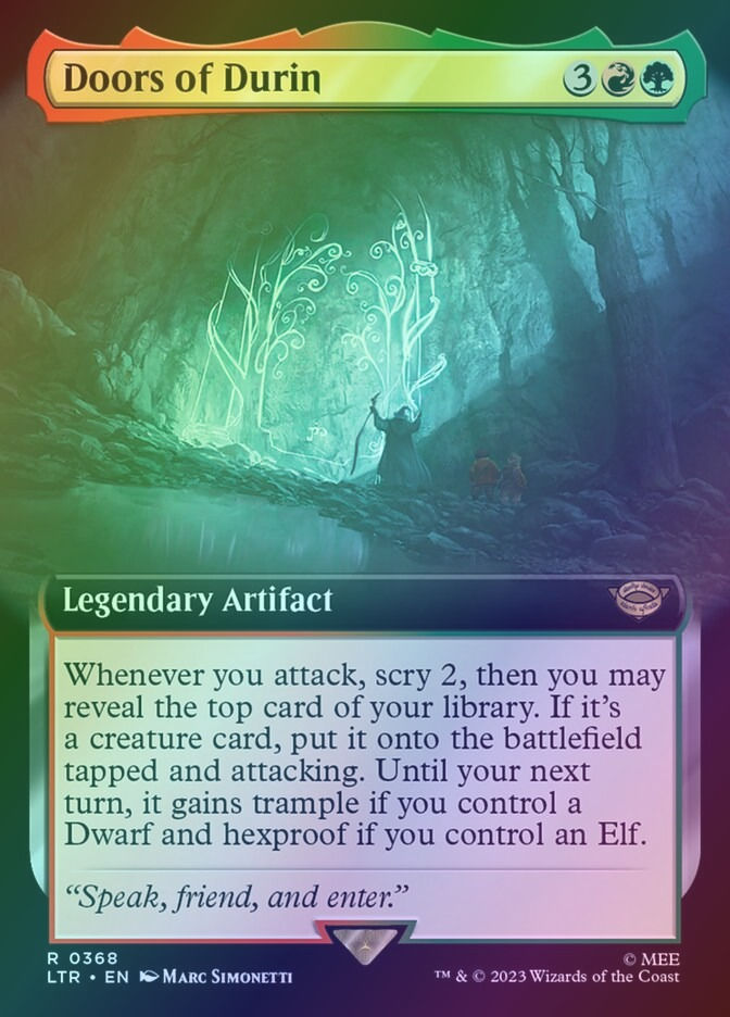 Doors of Durin (LTR) (368) / Extended Art / Foil
