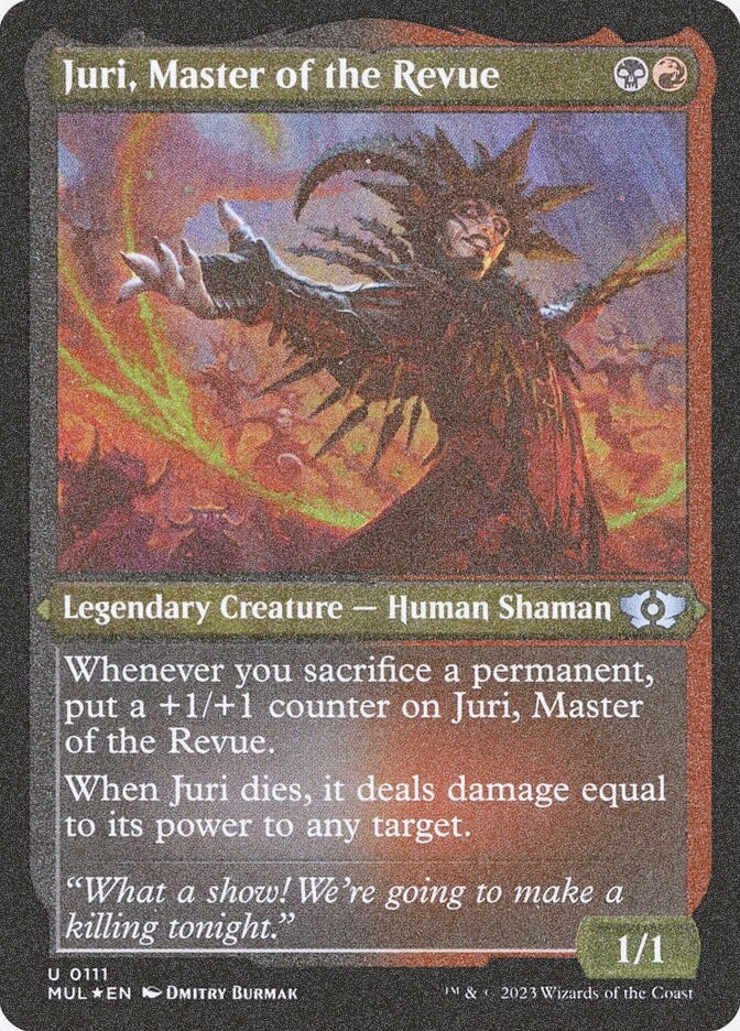Juri, Master of the Revue (MUL) (111) / Foil Etched