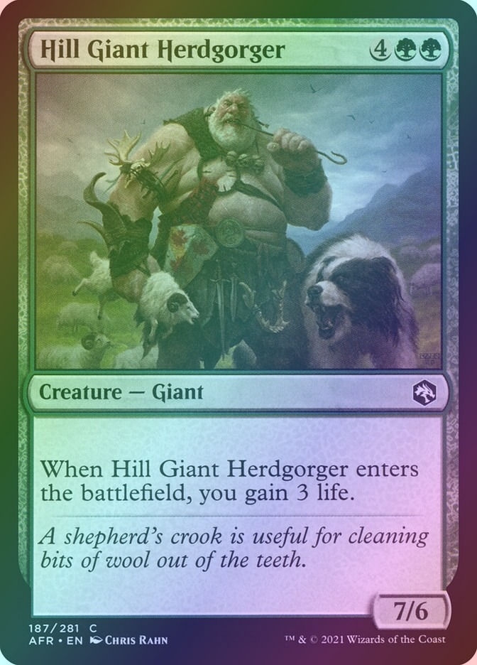 Hill Giant Herdgorger (AFR) (187) / Foil
