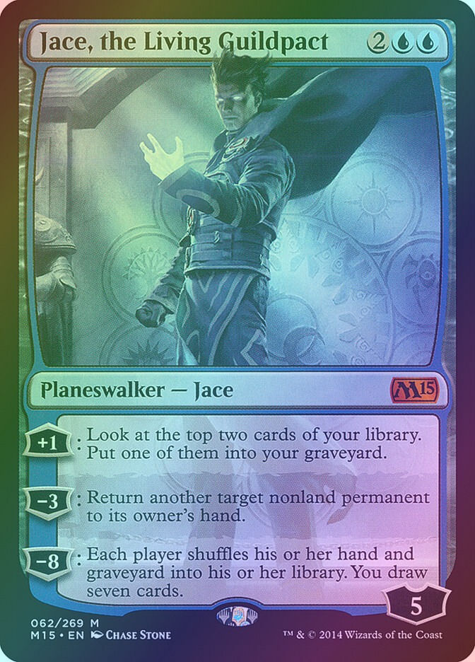 Jace, the Living Guildpact (M15) (62) / Foil