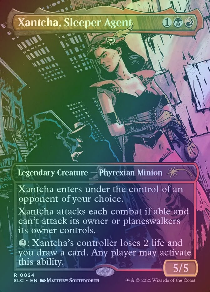 Xantcha, Sleeper Agent (SLC) (24) / Borderless / Foil