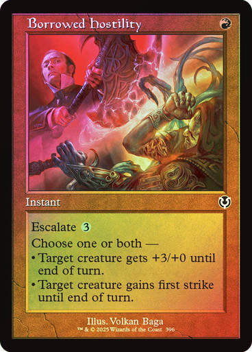 Borrowed Hostility (INR) (396) / Foil Retro