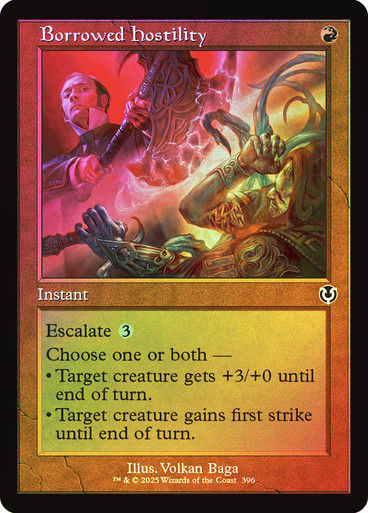Borrowed Hostility (INR) (396) / Foil Retro