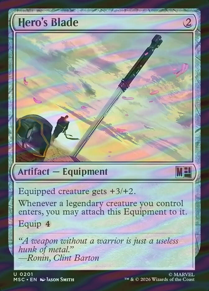 Hero's Blade (MSC) (201) / Surge Foil
