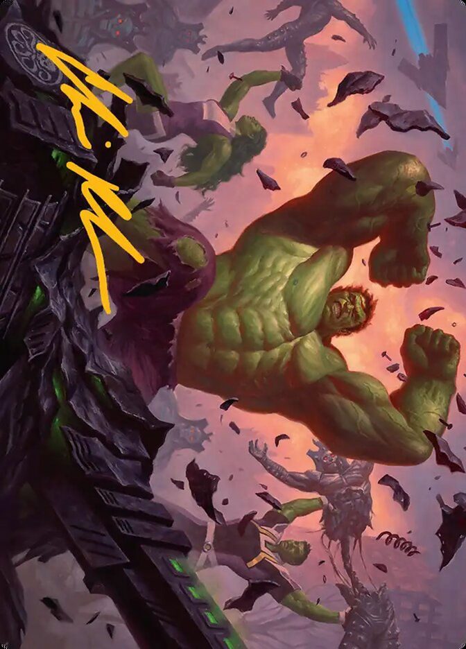 HULK SMASH! (AMSH) (10) / Firma Dorada