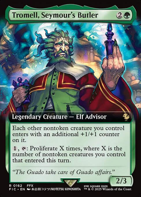 Tromell, Seymour's Butler (FIC) (162) / Extended Art