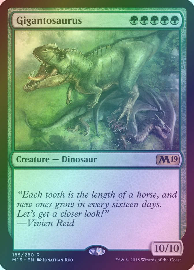 Gigantosaurus (M19) (185) / Foil