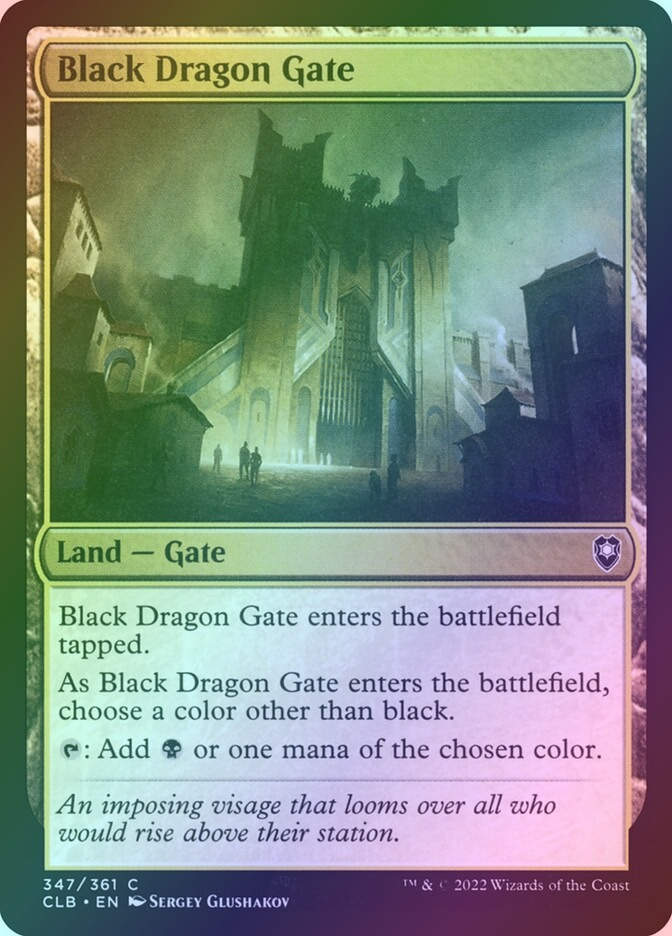 Black Dragon Gate (CLB) (347) / Foil