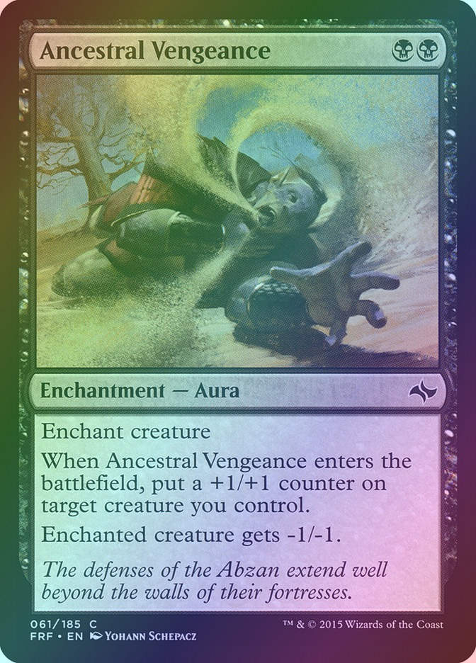 Ancestral Vengeance (FRF) (61) / Foil