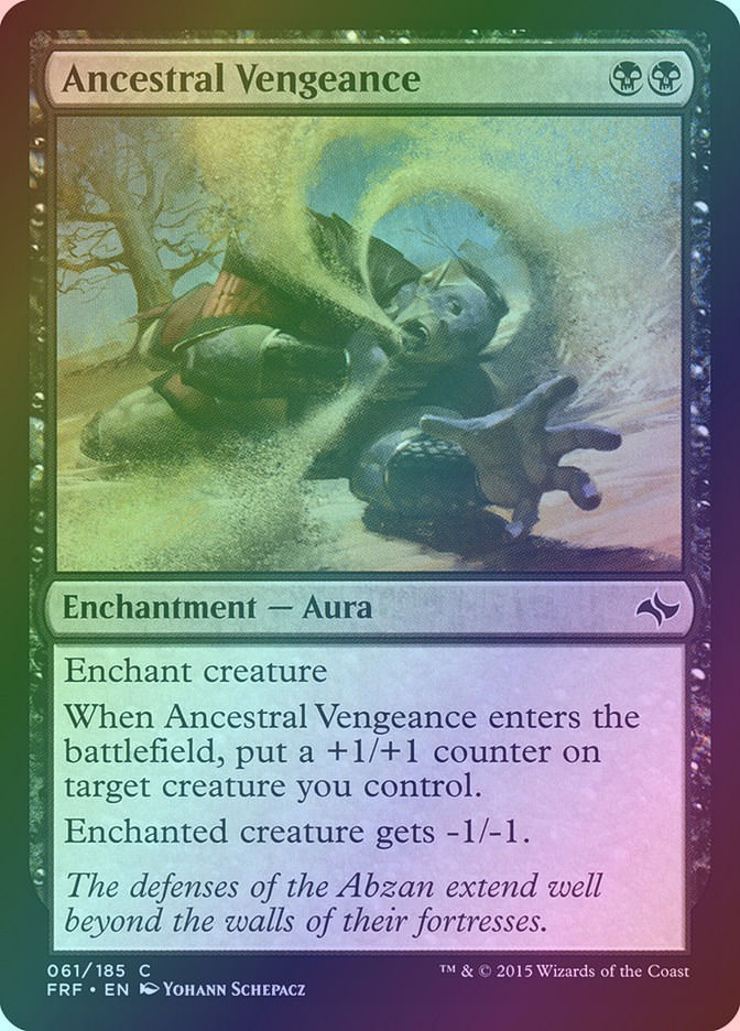Ancestral Vengeance (FRF) (61) / Foil
