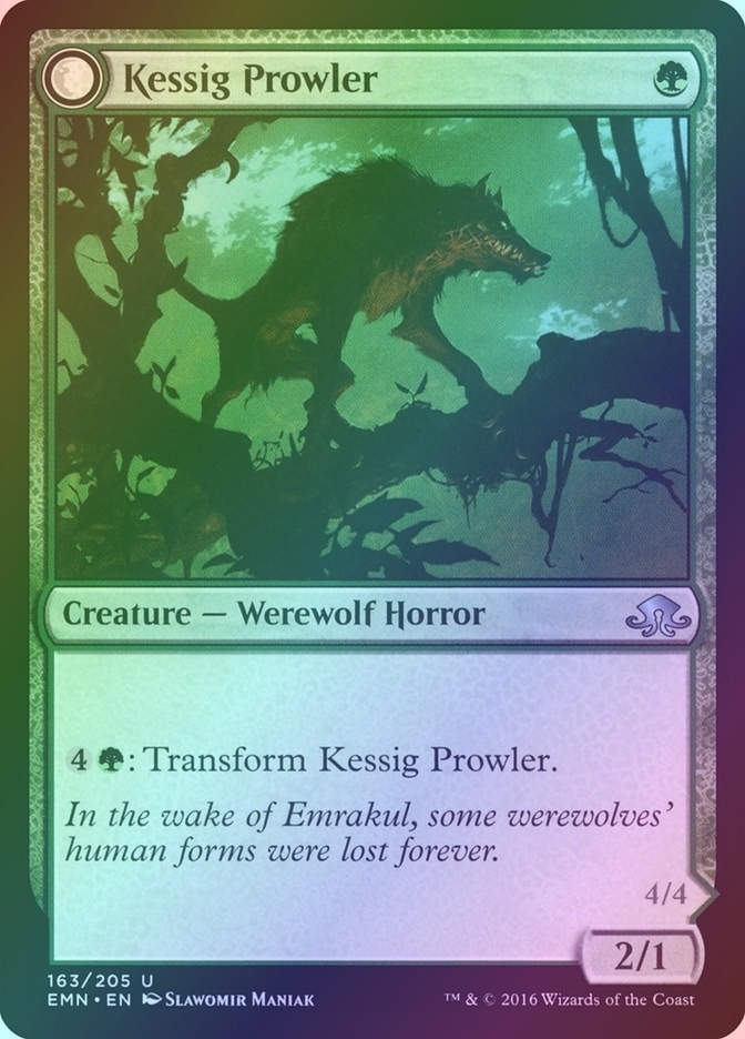 Kessig Prowler // Sinuous Predator (EMN) (163) / Foil