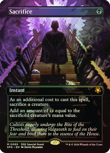 Sacrifice (SPG) (69) / Foil / Borderless