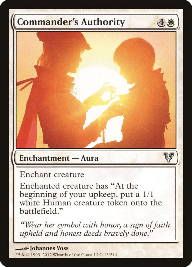 Commander's Authority (AVR) (13) / Foil