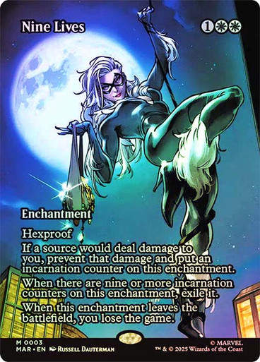 Nine Lives (MAR) (3) / Borderless / Foil