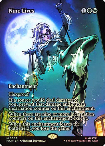 Nine Lives (MAR) (3) / Borderless / Foil