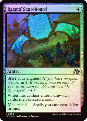 Racers' Scoreboard (DFT) (239) / Foil