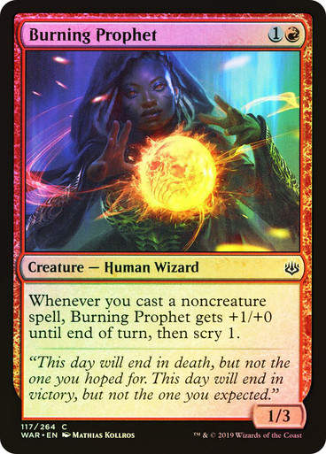 Burning Prophet (WAR) (117) / Foil