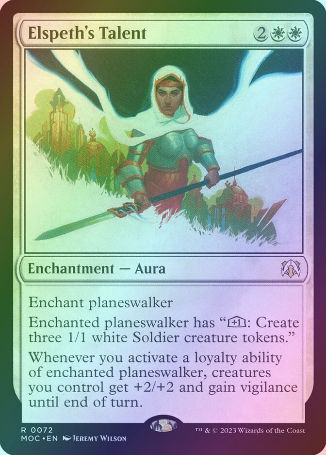 Elspeth's Talent (MOC) (72) / Foil