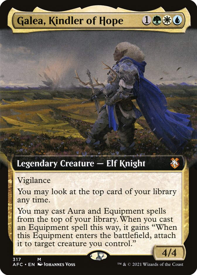 Galea, Kindler of Hope (AFC) (317) / Extended Art