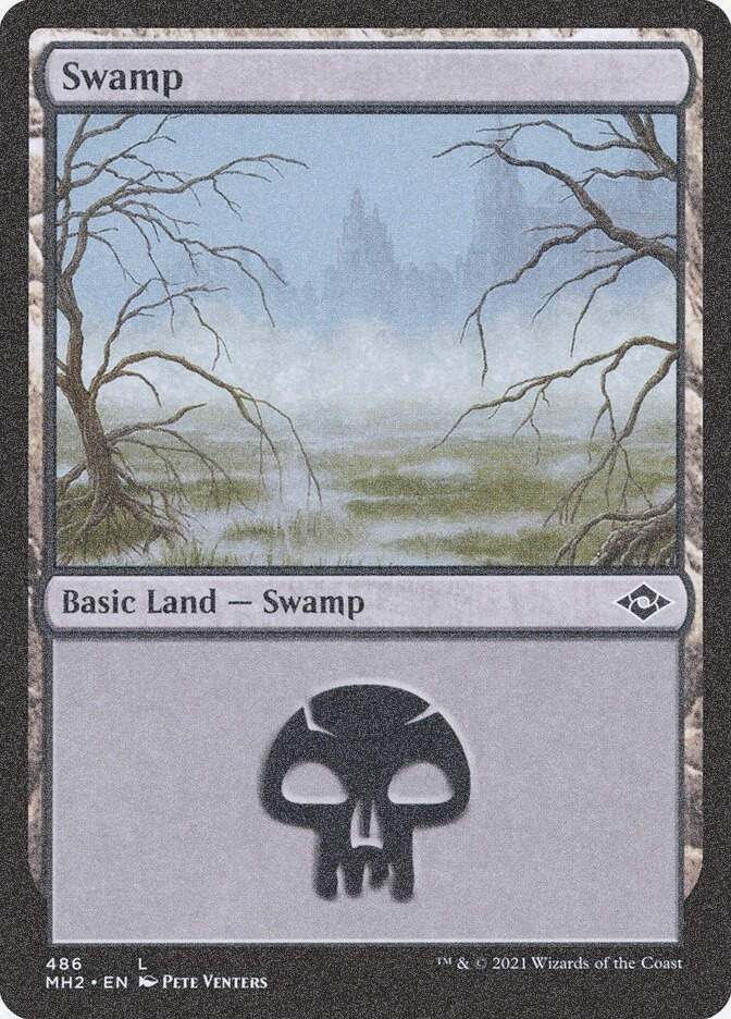 Swamp (MH2) (486) / Foil Etched