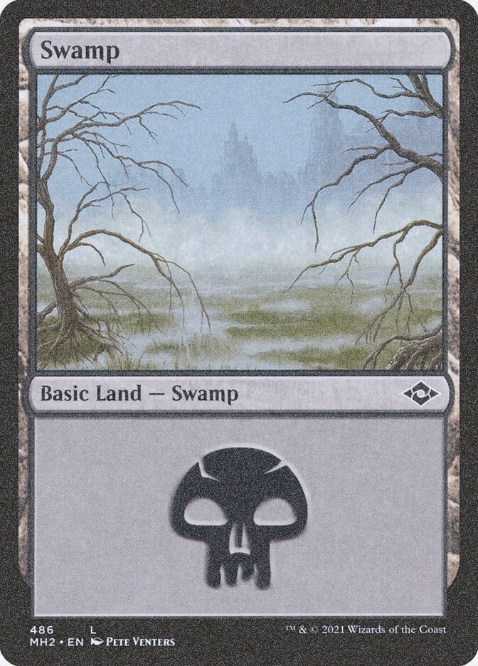 Swamp (MH2) (486) / Foil Etched