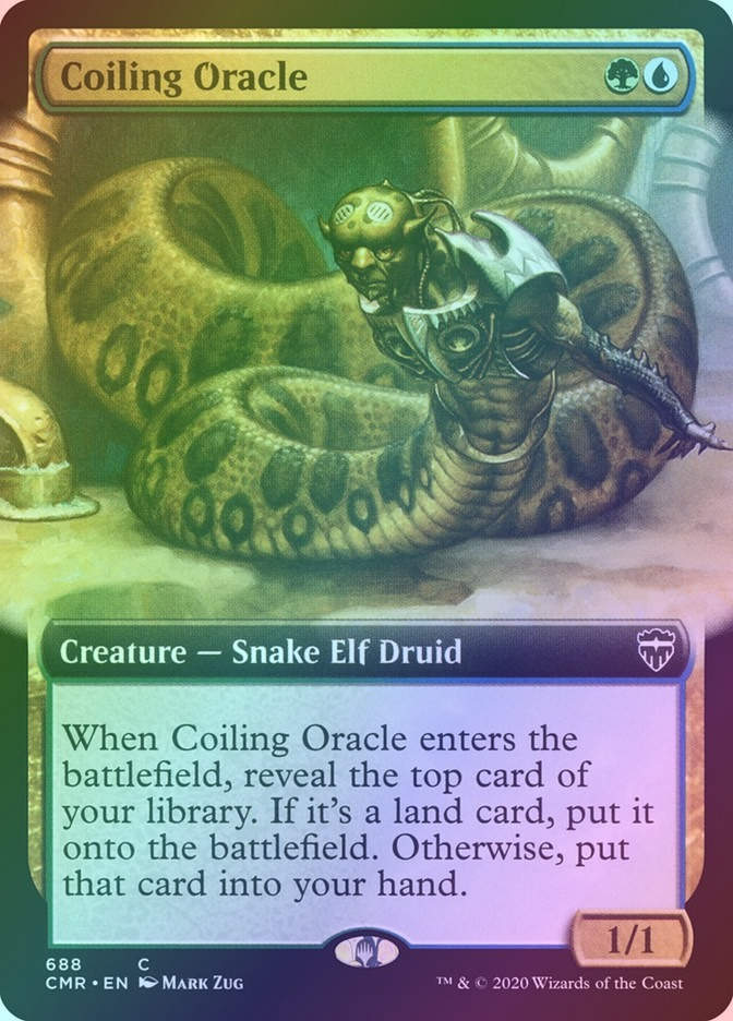 Coiling Oracle (CMR) (688) / Extended Art / Foil