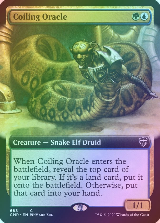 Coiling Oracle (CMR) (688) / Extended Art / Foil