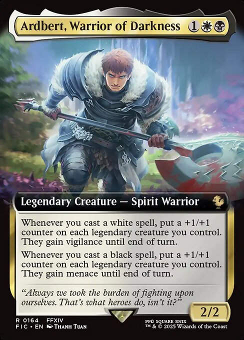 Ardbert, Warrior of Darkness (FIC) (164) / Extended Art