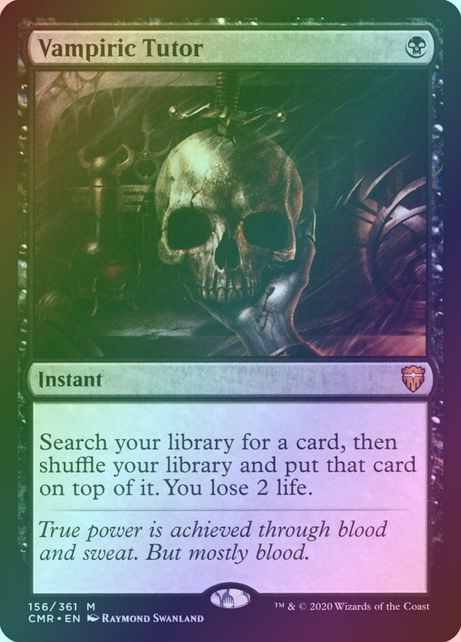 Vampiric Tutor (CMR) (156) / Foil
