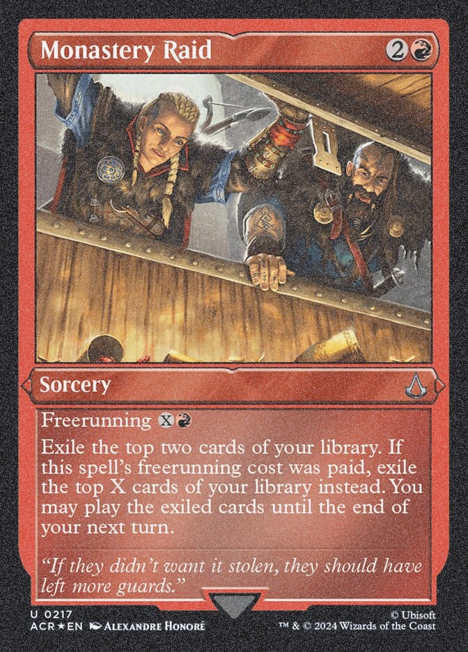 Monastery Raid (ACR) (217) / Foil Etched