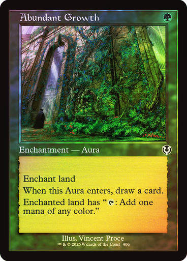 Abundant Growth (INR) (406) / Foil Retro